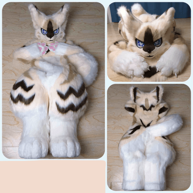 Cream Black Fursuit