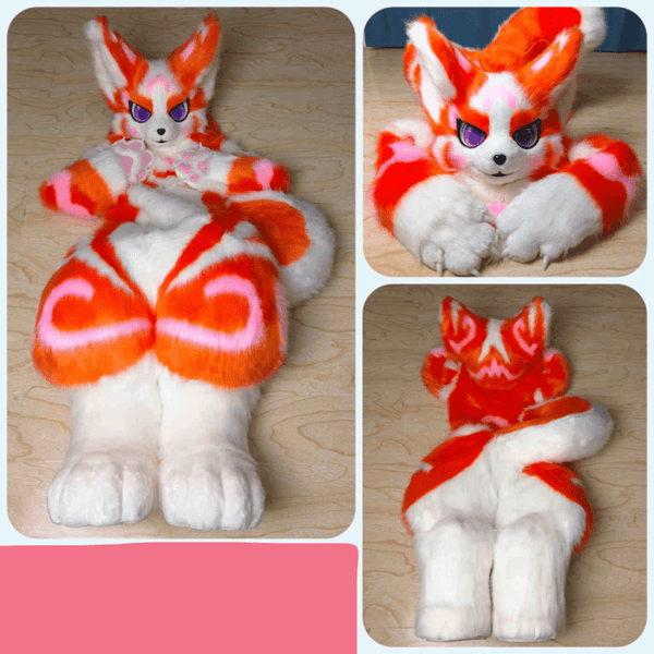 Brown Furry Feet Costume