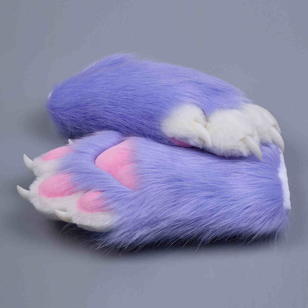Deep Purple Fursuit Paws