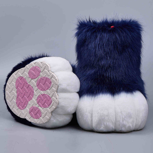 Navy Fursuit Feet