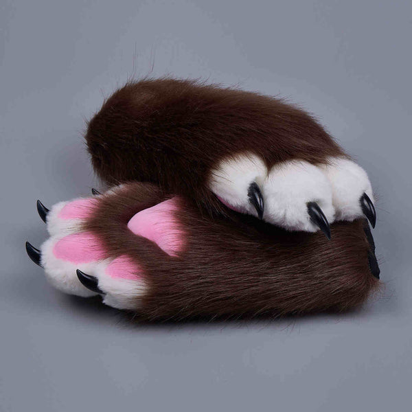 Dark Brown Fursuit Paws